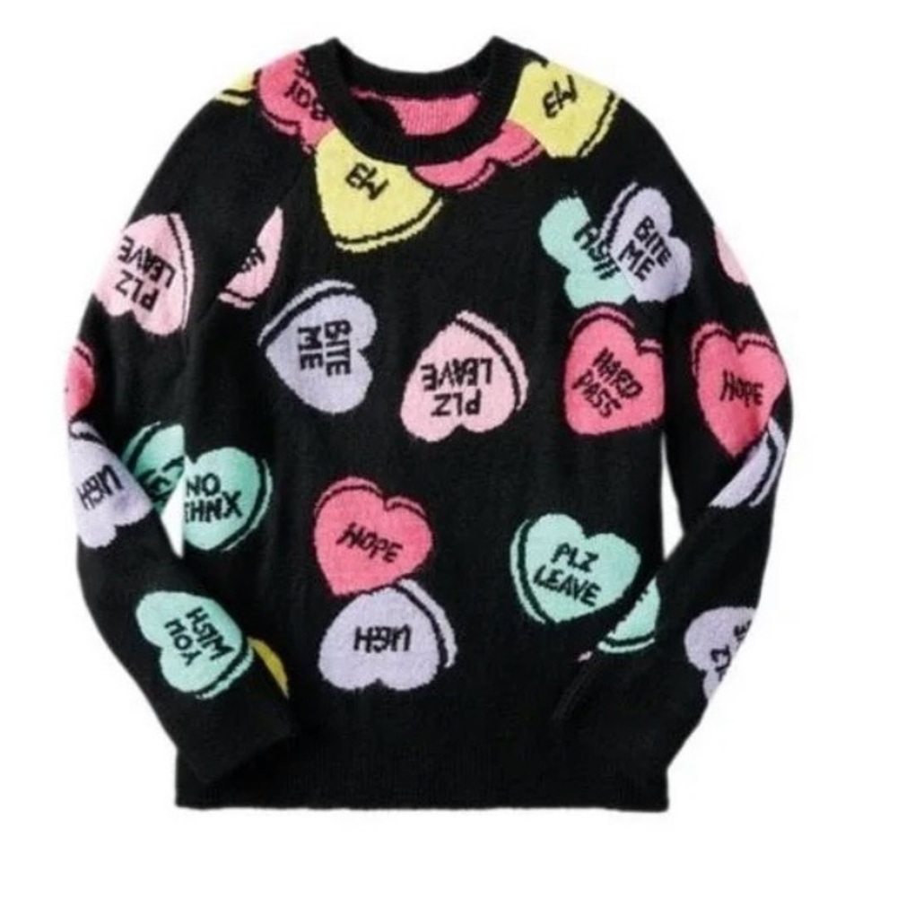 (NFS) ISO XL ALDI Serra Conversation Hearts sweater